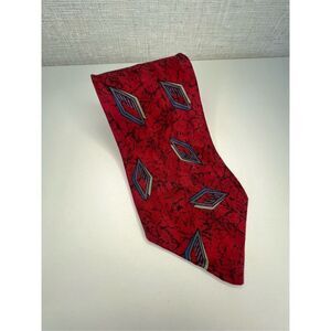 Marina Di Carrara 100% Silk Diamond Patterned Professional Tie